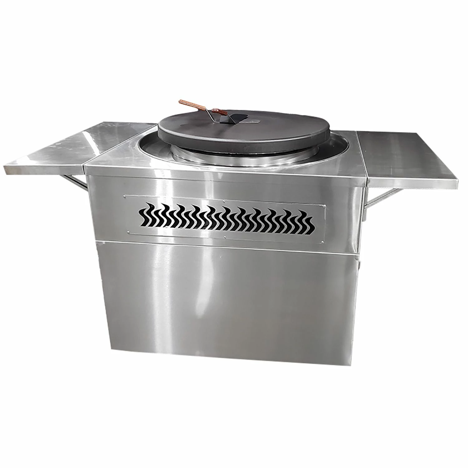 Evo 10-0055-10-0053-30 Affinity 30G Series Flat Top Gas Grill On Cart 4 Evo 10-0055-10-0053-30 Affinity 30G Series Flat Top Gas Grill On Cart - Image 2