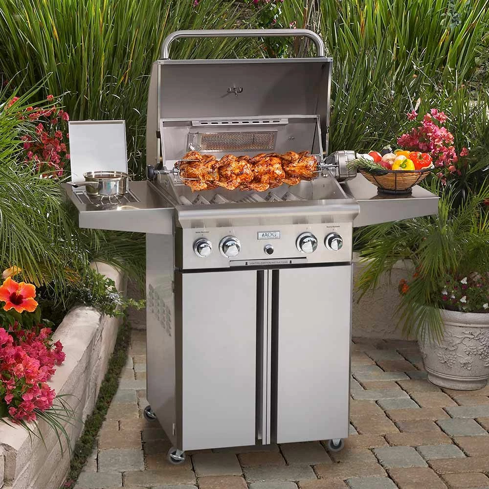 American Outdoor Grill 24 Inch Gas Grill On Cart 4 American Outdoor Grill 24 Inch Gas Grill On Cart - Image 2