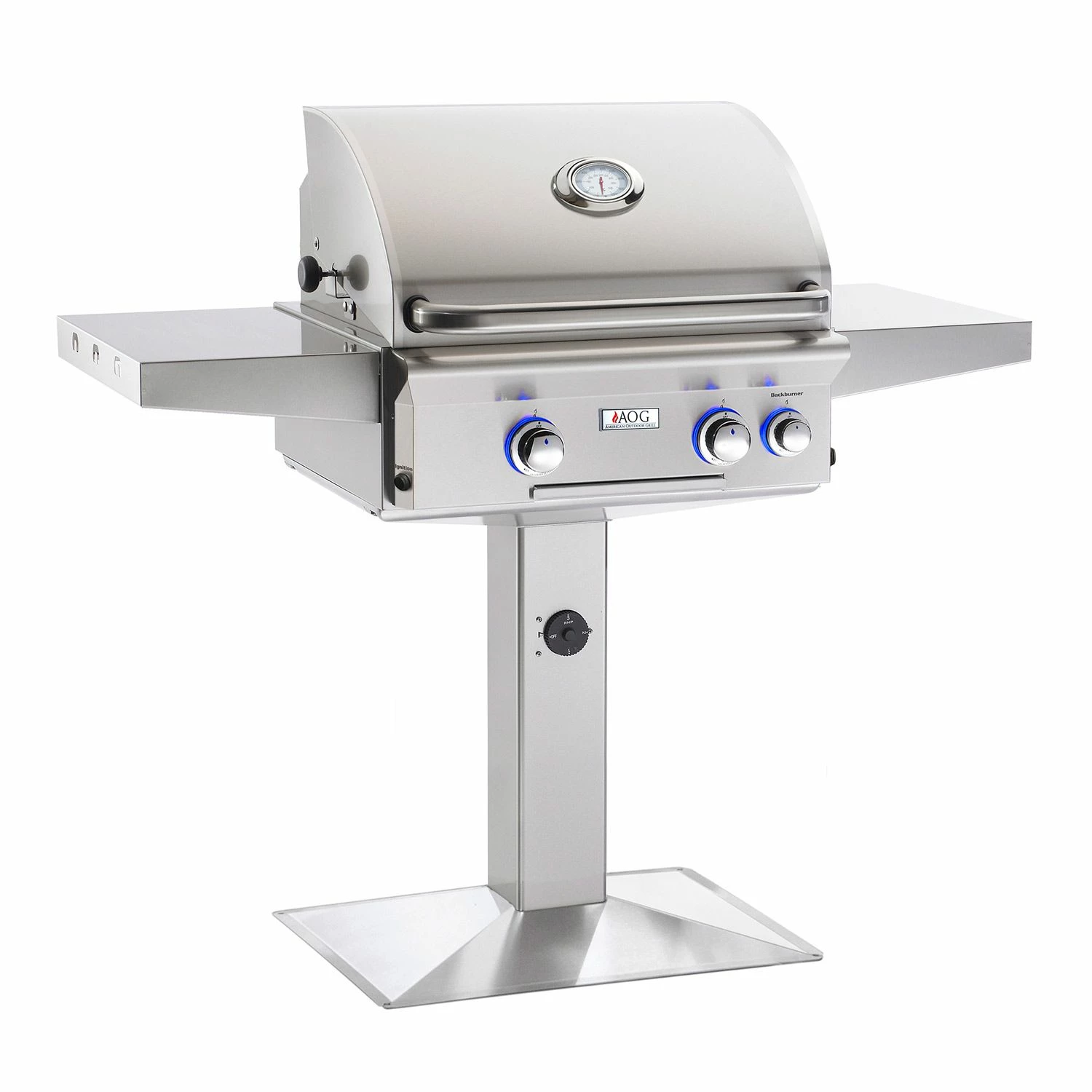 American Outdoor Grill 24 Inch Gas Grill On Pedestal 3 American Outdoor Grill 24 Inch Gas Grill On Pedestal