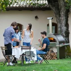 Alfa FX4P-LRAM-T 4 Pizze 31-Inch Countertop Wood-Fired Pizza Oven -KICKASS GRILLS Sales 4 pizze ls 2 01 20