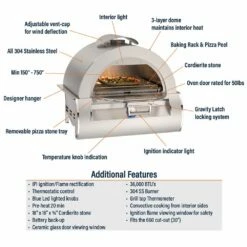 Fire Magic Stainless Steel Built-In Gas Pizza Oven, 30-Inch -KICKASS GRILLS Sales 5600 d 06 22