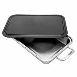 Saber A00AA7018 Stainless Steel Roasting Pan With Cutting Board -KICKASS GRILLS Sales a00aa7018 c 02 20