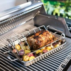 Saber A00AA7318 Stainless Steel Roast And Rib Rack -KICKASS GRILLS Sales a00aa7318 ls b 02 20