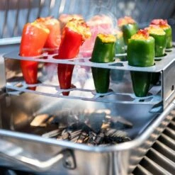 Saber A00AA7418 Stainless Steel Double Pepper Roaster -KICKASS GRILLS Sales a00aa7418 ls d 02 20