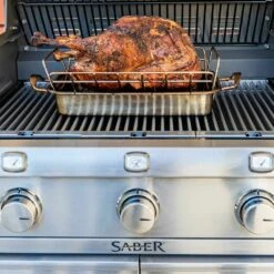 Saber A00AA8119 Turkey Roasting Rack -KICKASS GRILLS Sales a00aa8119 ls a 02 20