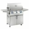 Fire Magic A660s Aurora Gas Grill On Cart With Single Side Burner