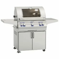 Fire Magic A660s Aurora Gas Grill On Cart With Single Side Burner -KICKASS GRILLS Sales a660s a w 02 22