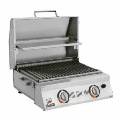 Solaire AA23A AllAbout Double Burner Infrared Portable Grill With Warming Rack