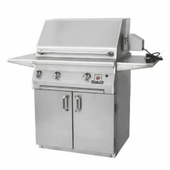 Solaire AGBQ-36 36-Inch Deluxe Freestanding Grill On 2-Door Cart With Rotisserie