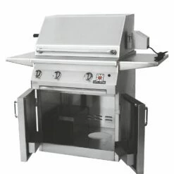 Solaire AGBQ-36 36-Inch Deluxe Freestanding Grill On 2-Door Cart With Rotisserie -KICKASS GRILLS Sales agbq 30 ped e 02 20 2