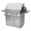 Solaire AGBQ-30 30-Inch Deluxe Freestanding Grill On 3-Drawer Cart With Rotisserie -KICKASS GRILLS Sales agbq 36 ped a 02 20