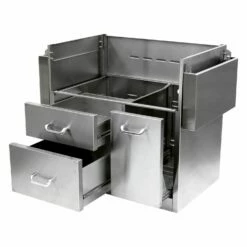 Solaire AGBQ-36 36-Inch Deluxe Freestanding Grill On 3-Drawer Cart With Rotisserie -KICKASS GRILLS Sales agbq 36 ped c 02 20 1