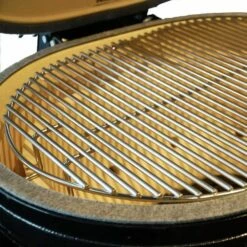Primo CJRC Junior Oval Ceramic Charcoal All-In-One Kamado Grill Head On Wheeled Cradle