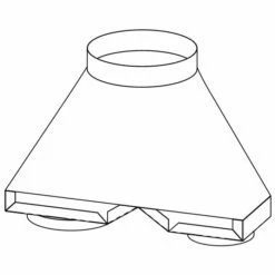 Hestan AKVT8812 Transition Ventilation, 8x8-Inch, 12-Inch