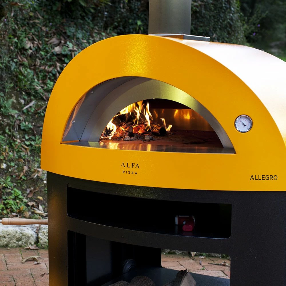 Alfa BFALLE-NER Black Base For Allegro Wood-Fired Pizza Oven 4 Alfa BFALLE-NER Black Base For Allegro Wood-Fired Pizza Oven - Image 2
