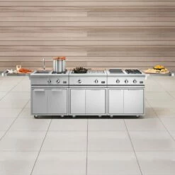 DCS BFGC-30BGD Series 7 30-Inch Built-In Dual Side Burner And Griddle -KICKASS GRILLS Sales bfgc 30g config c 05 23 1