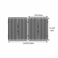 Broil King 11227 Cast Iron Cooking Grids For Signet And Crown Grills -KICKASS GRILLS Sales bk 11227 c 06 20