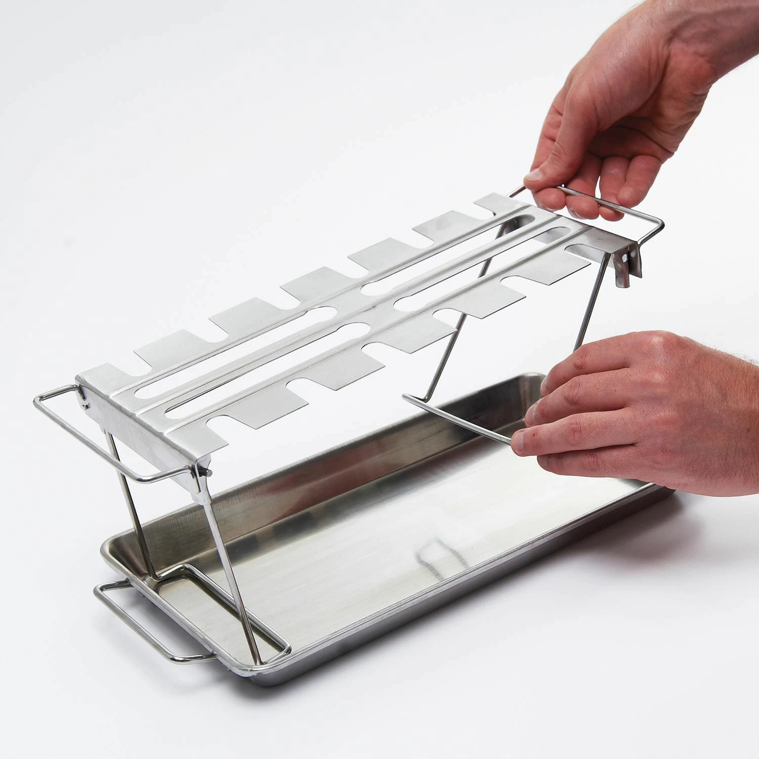 Broil King 64152 Stainless Steel Wing Rack And Pan 6 Broil King 64152 Stainless Steel Wing Rack And Pan - Image 4