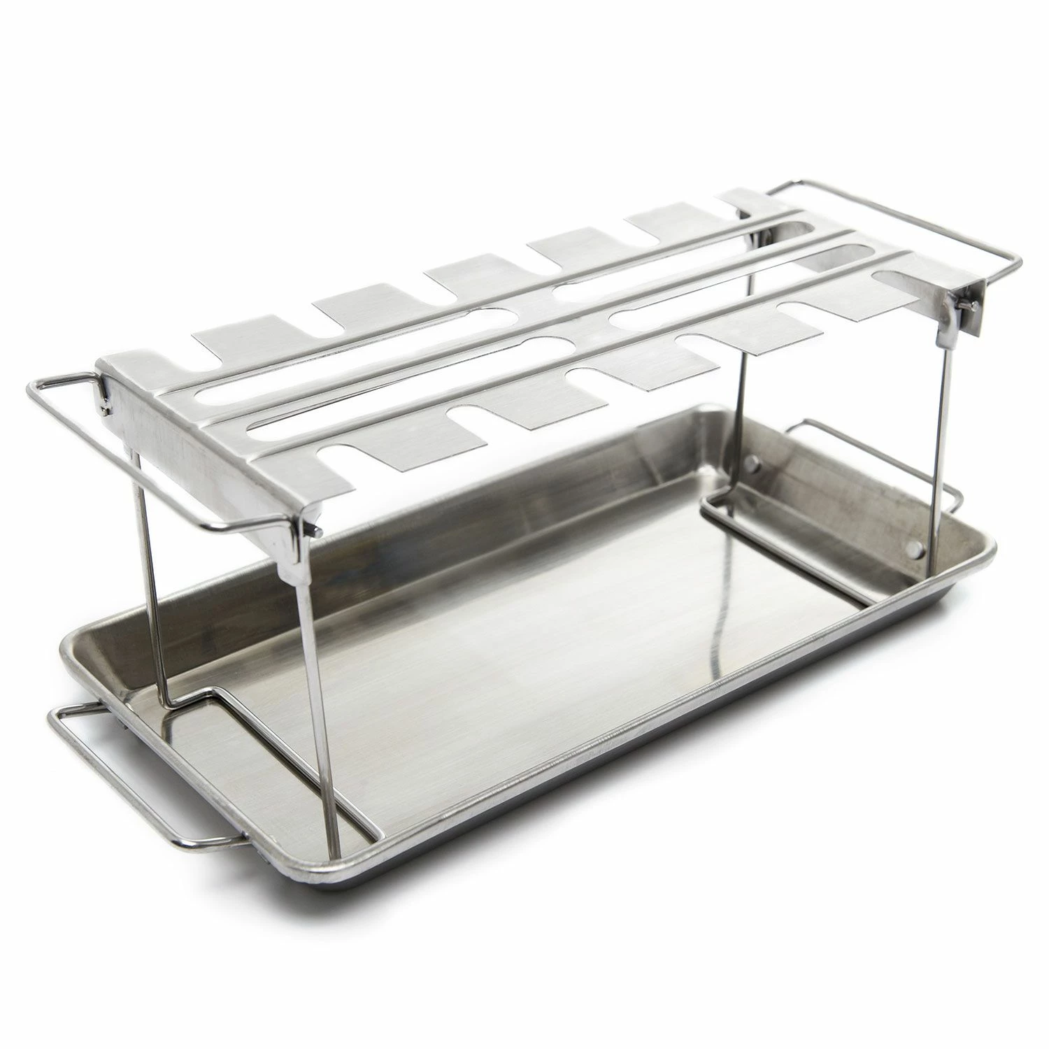 Broil King 64152 Stainless Steel Wing Rack And Pan 4 Broil King 64152 Stainless Steel Wing Rack And Pan - Image 2