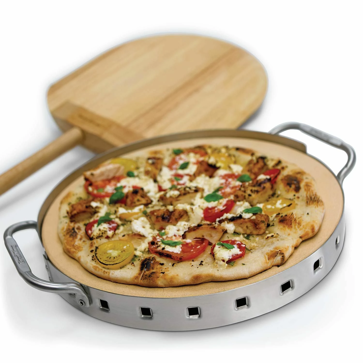 Broil King 69816 Stainless Steel Imperial Pizza Stone Grill Set 4 Broil King 69816 Stainless Steel Imperial Pizza Stone Grill Set - Image 2