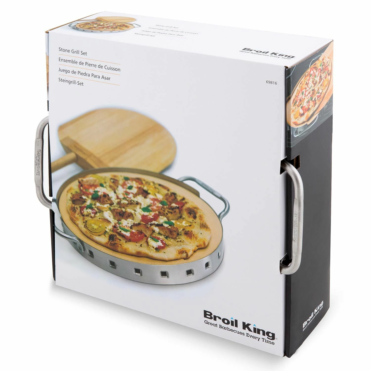 Broil King 69816 Stainless Steel Imperial Pizza Stone Grill Set 7 Broil King 69816 Stainless Steel Imperial Pizza Stone Grill Set - Image 5
