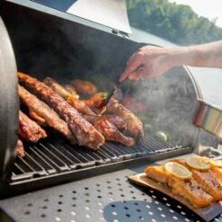 Broil King 958050 Regal Offset 500 Charcoal Smoker, 32-Inches -KICKASS GRILLS Sales bk 958050 c 08 22