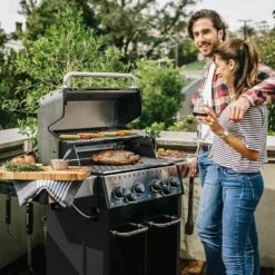 Broil King BR-490 Baron 490 Pro 4-Burner Gas Grill With Rotisserie And Side Burner, 57-Inches -KICKASS GRILLS Sales bk br 490 pro ls a 03 21