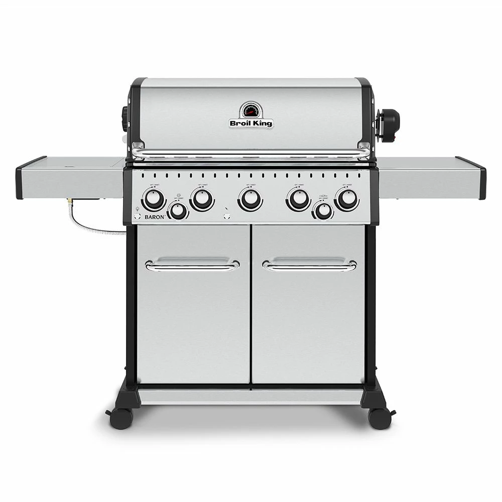 Broil King BR-S590 Baron S590 Pro Stainless Steel Infrared 5-Burner Gas Grill With Rotisserie And Side Burner, 63-Inches 3 Broil King BR-S590 Baron S590 Pro Stainless Steel Infrared 5-Burner Gas Grill With Rotisserie And Side Burner, 63-Inches