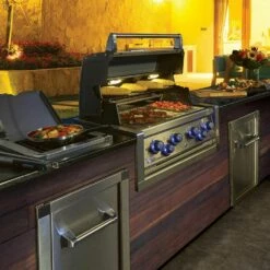 Broil King IMP-490BI Imperial 490 4-Burner Built-In Grill With Side Burner, 26-Inches -KICKASS GRILLS Sales bk builtin imperial490 ls b 06 20