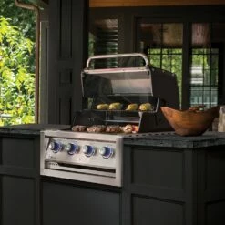 Broil King RG-S420 Regal S420 Stainless Steel 4-Burner Built-In Gas Grill Head -KICKASS GRILLS Sales bk builtin regals420 ls a 06 20