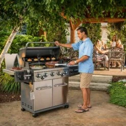 Broil King REG-S590PIR Regal S590 Pro Infrared 5-Burner Freestanding Grill, 32-Inches -KICKASS GRILLS Sales bk regals590proir ls b 06 20