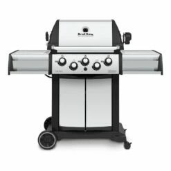 Broil King SIG-390 Signet 390 3-Burner Grill On 2-Wheel Cart With Side Burner, 25.5-Inches
