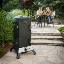 Broil King SMK-VERT Smoke Vertical Gas Smoker, 15-Inches -KICKASS GRILLS Sales bk smokeverticalpropane ls f 06 20