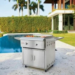 Blaze Cart For Premium LTE Griddle -KICKASS GRILLS Sales blz griddle cart sc g 03 23