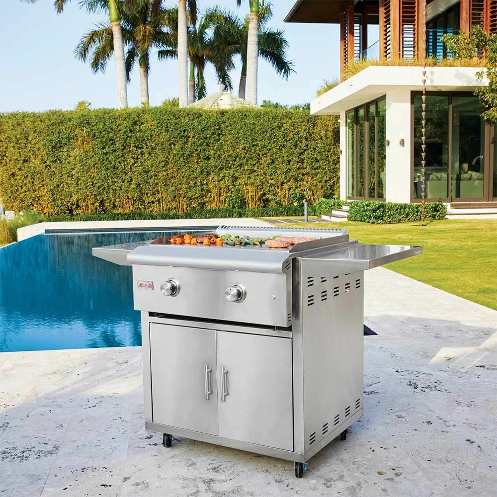 Blaze Freestanding Gas Griddle, 30-Inch 4 Blaze Freestanding Gas Griddle, 30-Inch - Image 2