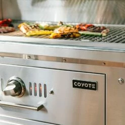 Coyote Stainless Steel Freestanding Charcoal Grill, 36-Inch (C1CH36-C1CH36CT) -KICKASS GRILLS Sales c1ch36 c1ch36ct ls e 07 21