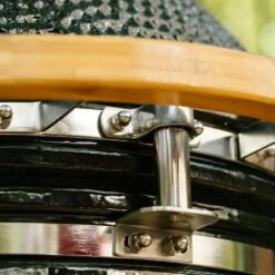 Coyote Ceramic Asado Smoker With Wheeled Stand & Side Shelves (C1CHCS-FS) -KICKASS GRILLS Sales c1chcs fs f 07 21