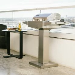 Coyote Stainless Steel Electric Grill Pedestal, 35.5-Inch (C1ELCT21) 12 Coyote Stainless Steel Electric Grill Pedestal, 35.5-Inch (C1ELCT21) -KICKASS GRILLS Sales c1elct21 e 07 21