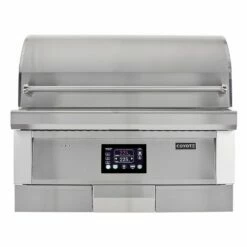 Coyote Stainless Steel Built-In Pellet Grill, 36-Inch (C1P36)