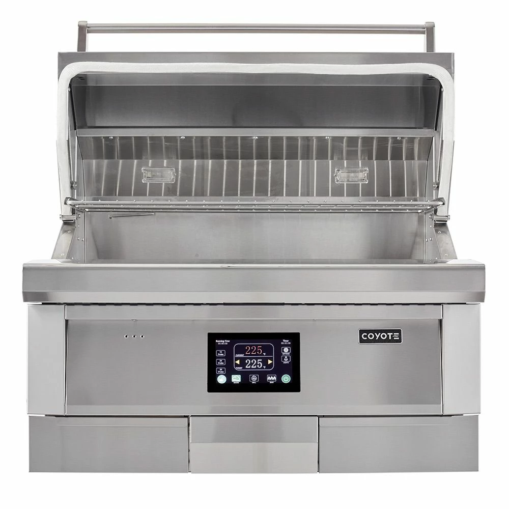 Coyote Stainless Steel Built-In Pellet Grill, 36-Inch (C1P36) 4 Coyote Stainless Steel Built-In Pellet Grill, 36-Inch (C1P36) - Image 2