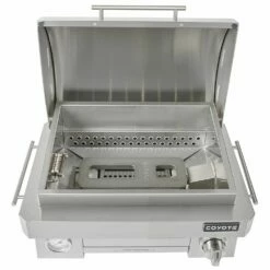 Coyote Stainless Steel Portable Grill, Propane (C1PORTLP) -KICKASS GRILLS Sales c1portlp d 07 21