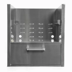 Coyote Asado Power Burner Insulating Jacket W/ Drawer (C1SLV)