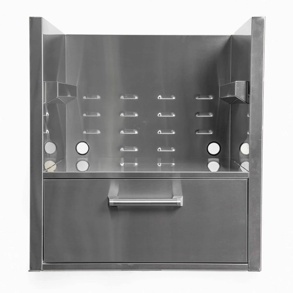 Coyote Asado Power Burner Insulating Jacket W/ Drawer (C1SLV) 3 Coyote Asado Power Burner Insulating Jacket W/ Drawer (C1SLV)