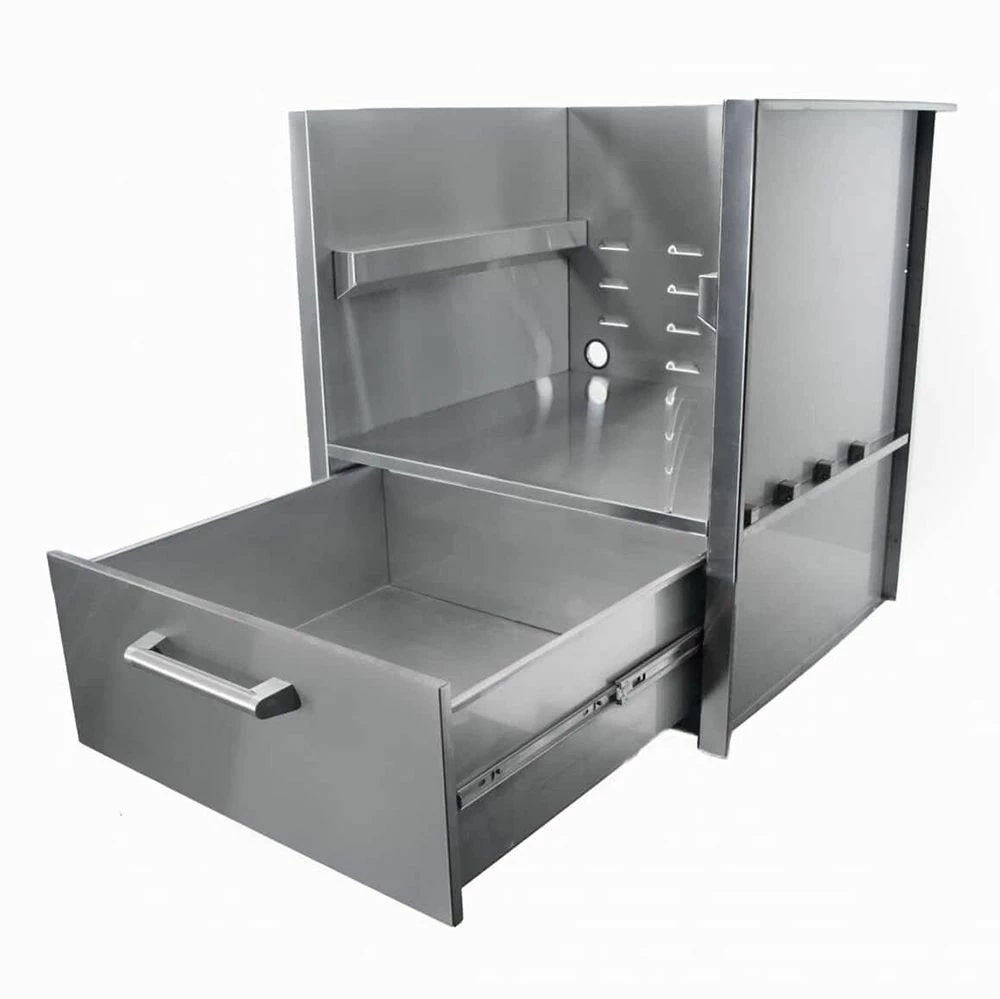 Coyote Asado Power Burner Insulating Jacket W/ Drawer (C1SLV) 4 Coyote Asado Power Burner Insulating Jacket W/ Drawer (C1SLV) - Image 2