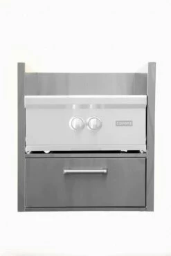 Coyote Asado Power Burner Insulating Jacket W/ Drawer (C1SLV) 8 Coyote Asado Power Burner Insulating Jacket W/ Drawer (C1SLV) -KICKASS GRILLS Sales c1slv c 07 21