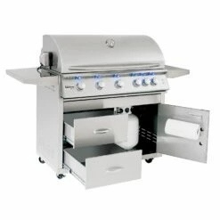 Summerset SIZPRO40-CART-SIZ40 Sizzler Pro Series Gas Grill On Deluxe Cart, 40-Inch -KICKASS GRILLS Sales cart sizpro40 b 01 20