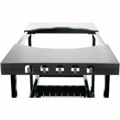 Primo Cart With Stainless Steel Side Shelves For Oval LG 300 & Oval XL 400 -KICKASS GRILLS Sales cart side 1