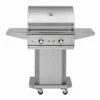 Delta Heat DHBQ26G-D Freestanding Gas Grill With Pedestal, 26-Inches