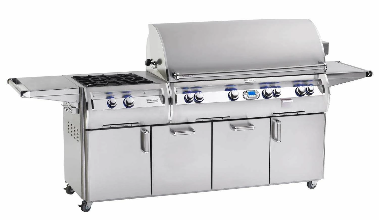 Fire Magic E1060s Echelon Diamond Gas Grill On Cart With Power Burner 3 Fire Magic E1060s Echelon Diamond Gas Grill On Cart With Power Burner