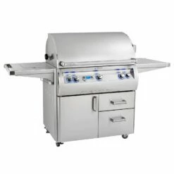 Fire Magic E790s Echelon Diamond Gas Grill On Cart With Double Side Burner